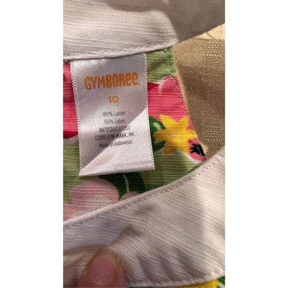 GYMBOREE GIRLS FLORAL ALLIGATOR FLORAL DRESS SIZE 10 - Picture 4 of 8